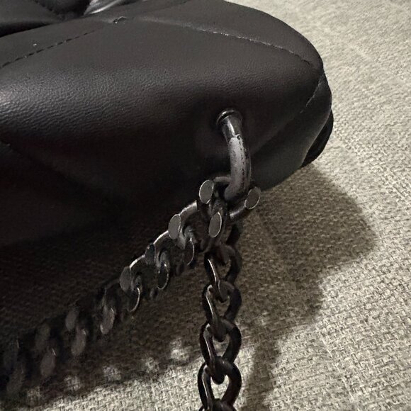 Badgley Mischka Quilted Crossbody Bag in Black - Picture 9 of 11